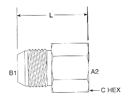 JIC x Pipe Straight Adapter Female 2405 Series