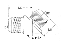 JIC Tube Elbow-45 º 2504 Series