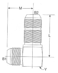 JIC Bulkhead Tube Elbow-90 º 2701 Series