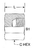 JIC Cap Nut 304-C Series