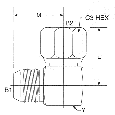 JIC Swivel Elbow 90 º 6500 Series