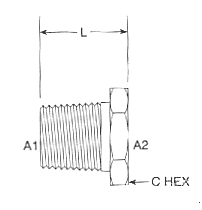 Male x Female Pipe Bushing 5406 Series