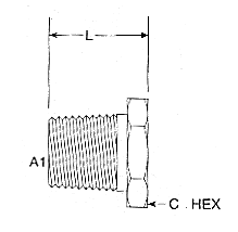 Male Pipe Plug 5406-P Series